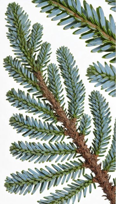 Zweig der weissen Zypresse zur Gewinnung von Zypressenöl weiß Holz (ätherisches Öl)