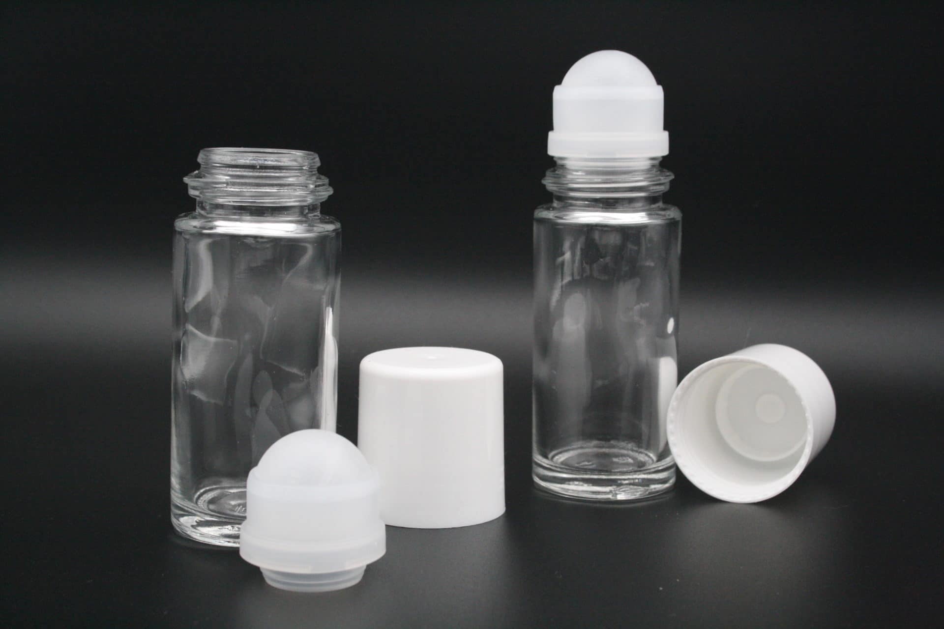 Roll-on Flasche 50ml (Rollerglas)