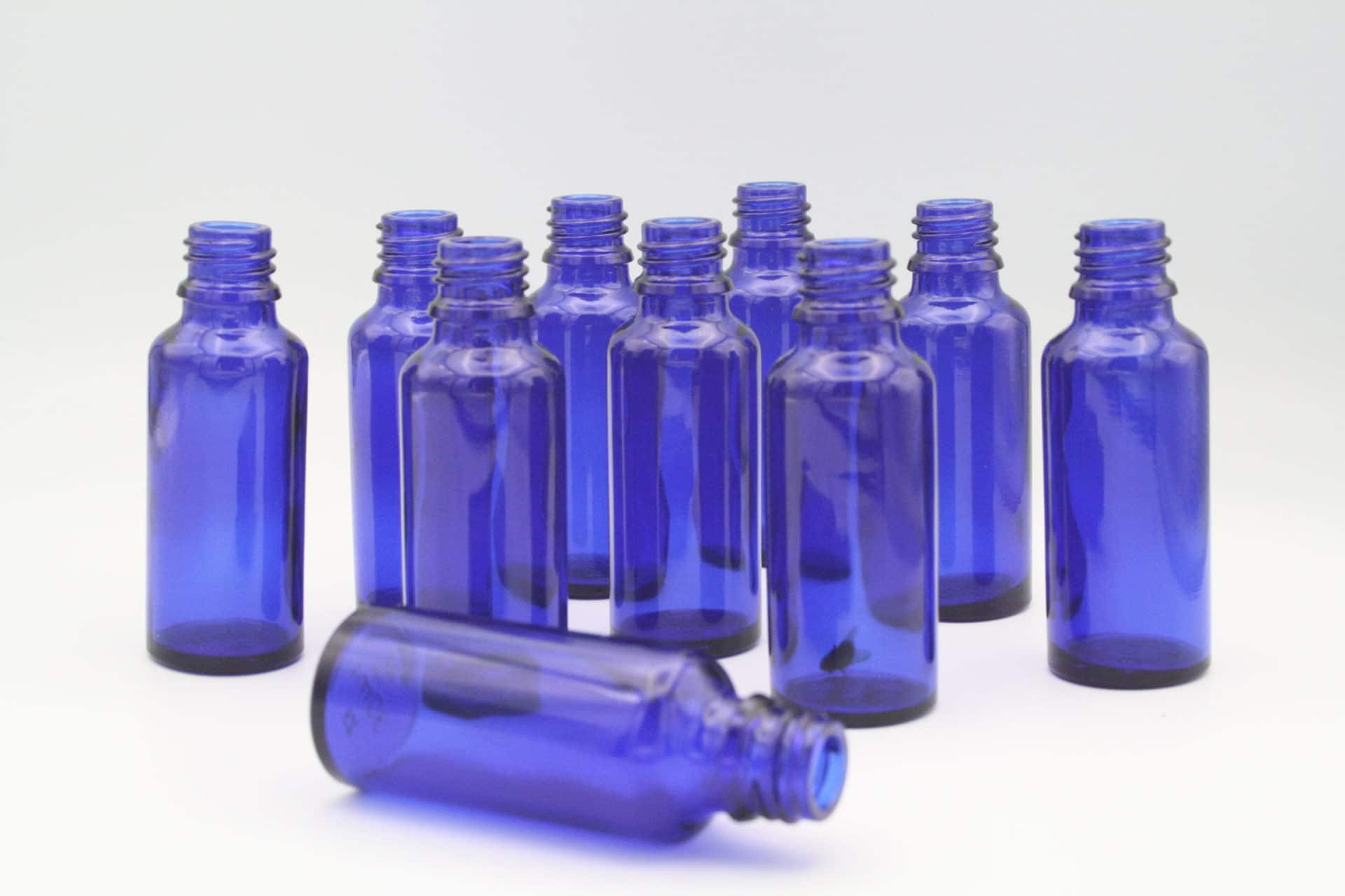 Blauglasflasche 30ml (DN18)