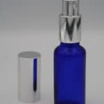 Blauglasflasche 30ml mit Zerstäuberpumpe